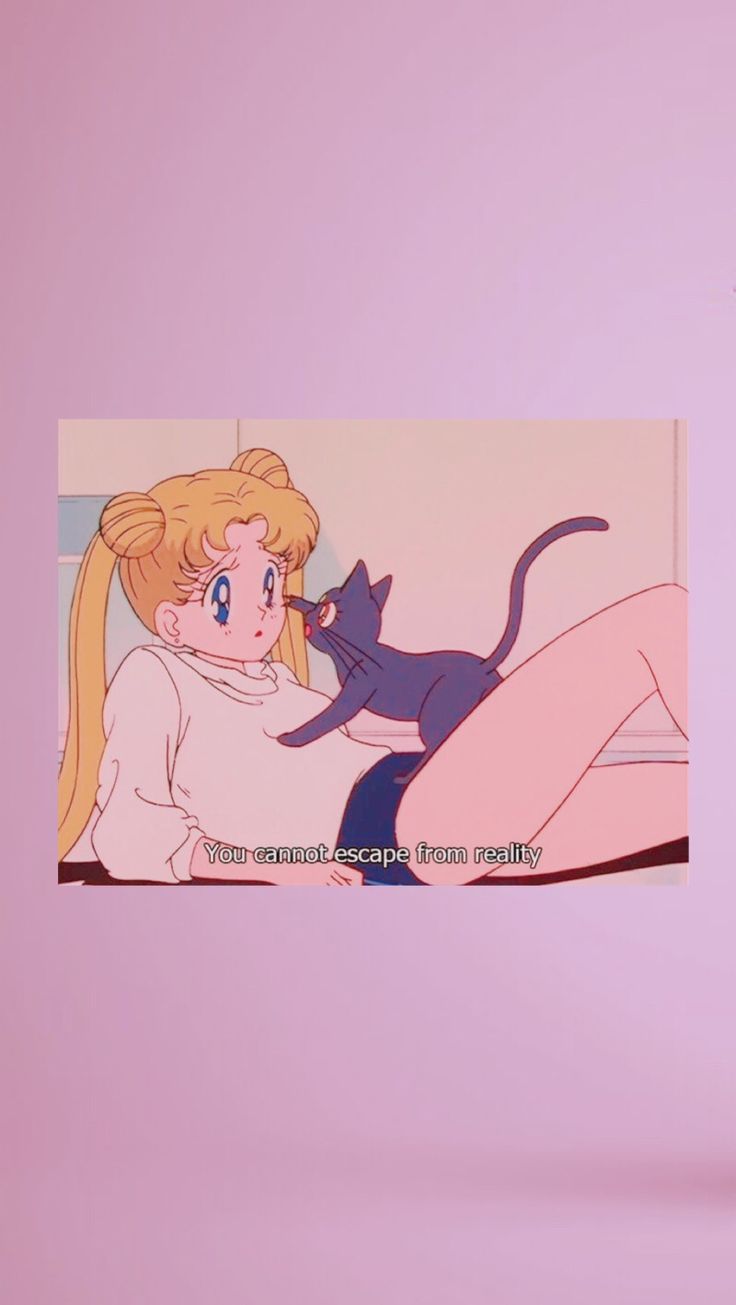 Escape from reality. Sailor moon wallpaper, Sailor moon aesthetic, Sailor moon quotes