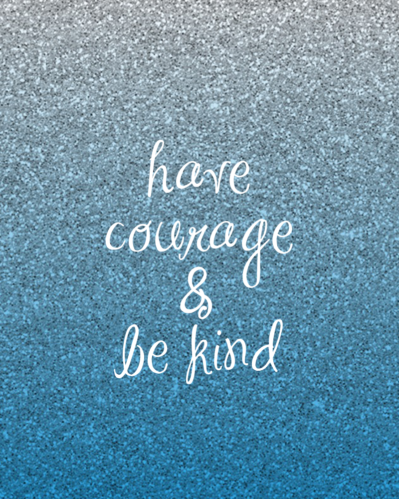 Cinderella wallpaper, Have courage and be kind, Inspirational quotes