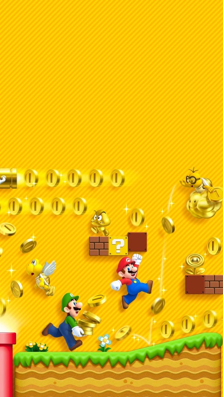 mariowallpaper3. Mario y luigi, New super mario bros, Invitaciones de mario bros