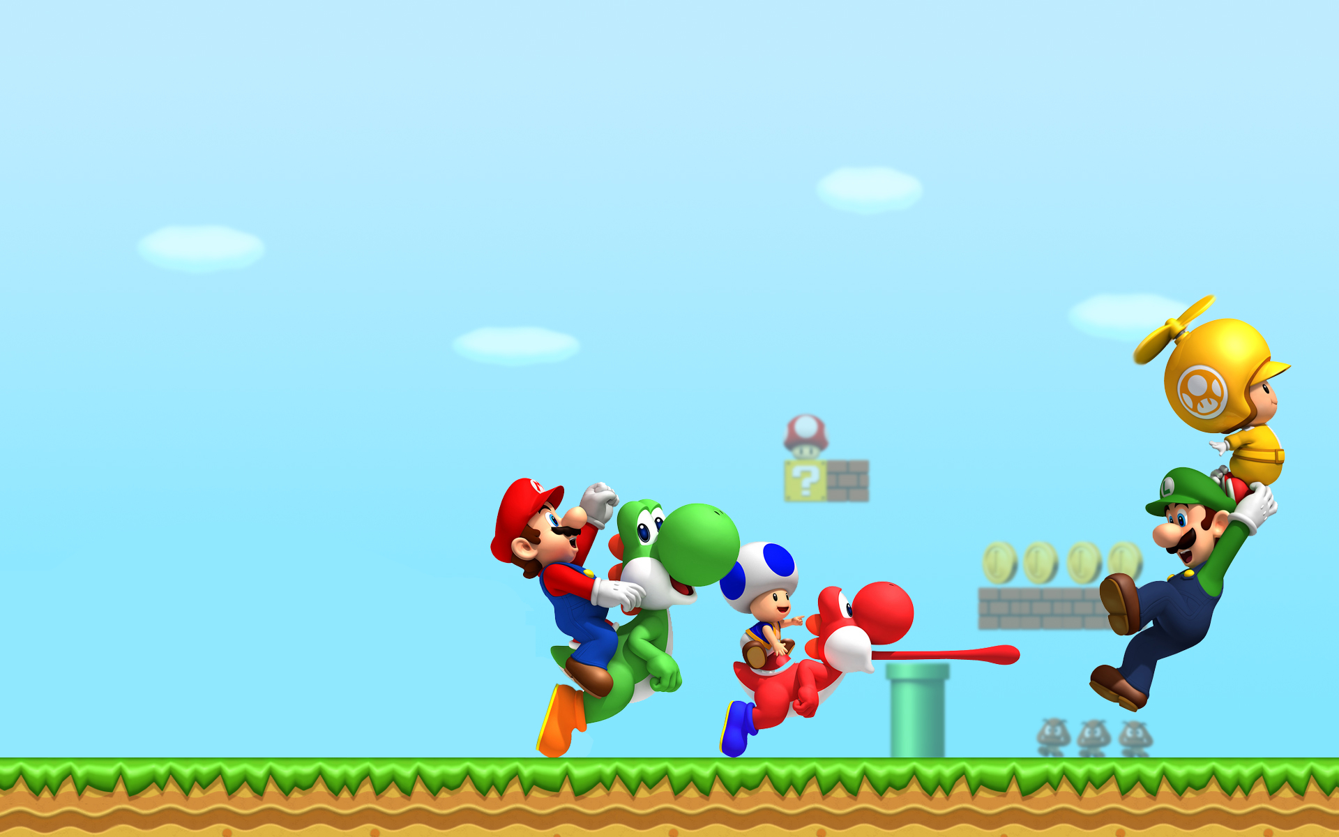 New Super Mario Bros. Wii HD Wallpaper