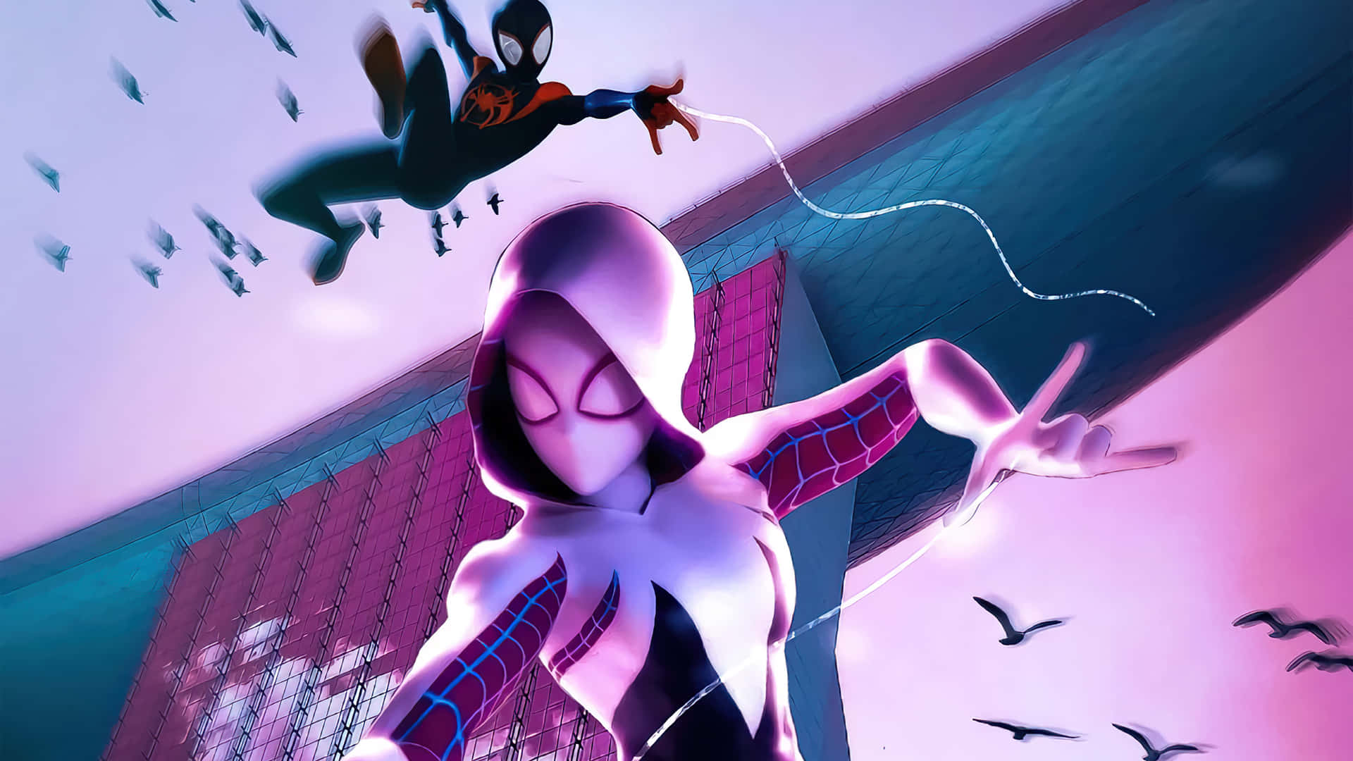 Download Spider Into The Spider Verse HD Wallpaper