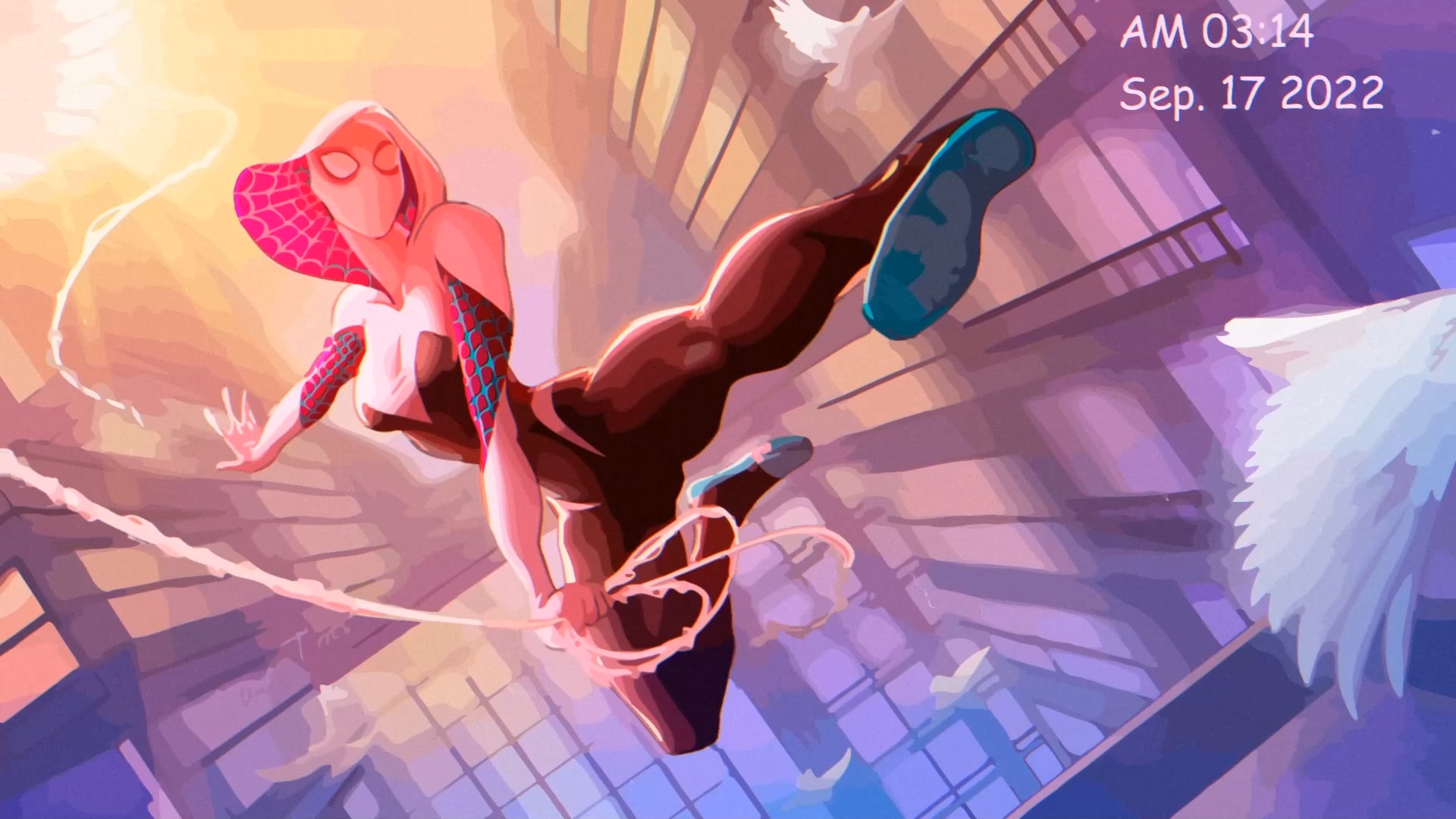 Spider Gwen Animated Wallpaper (Wallpaper Engine)