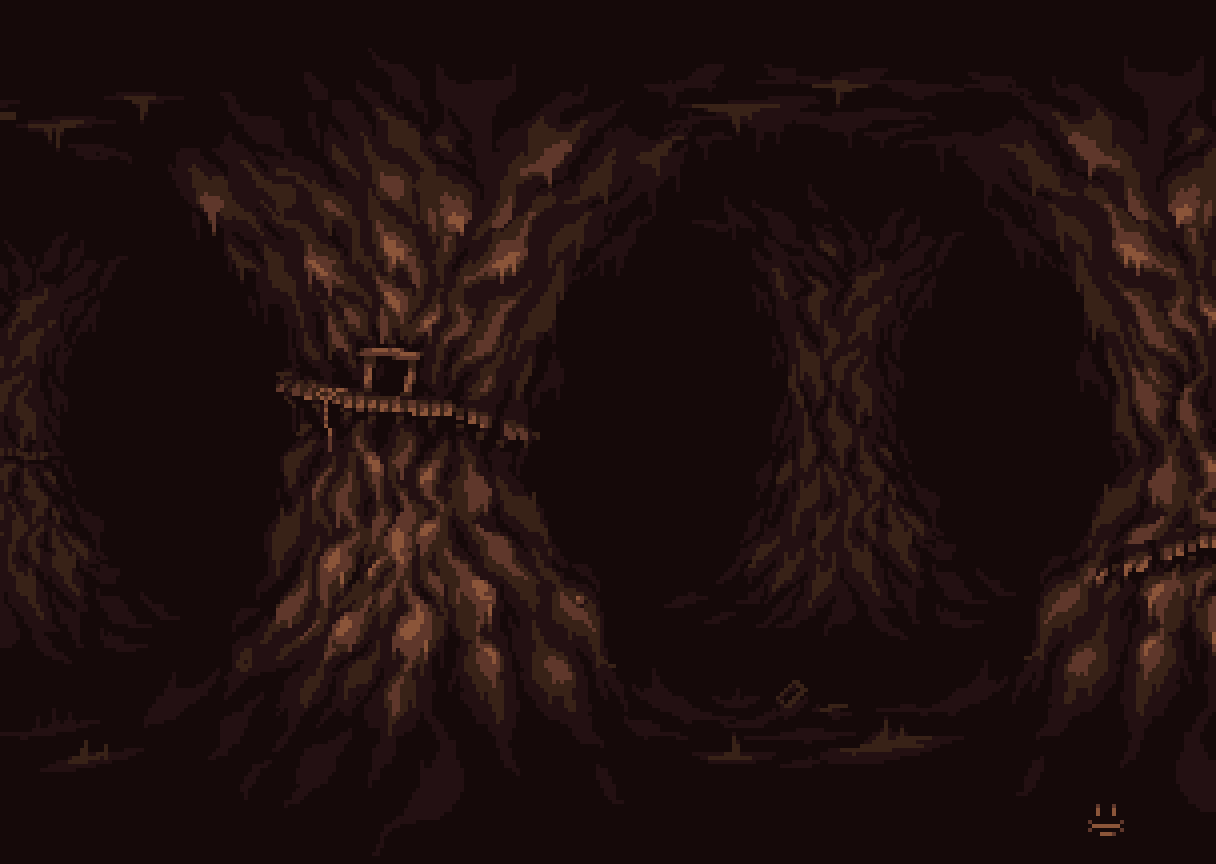 Grandero Background for ^-^ #pixelart #gameart #illustration #cave #mine #background #videogame #pixel