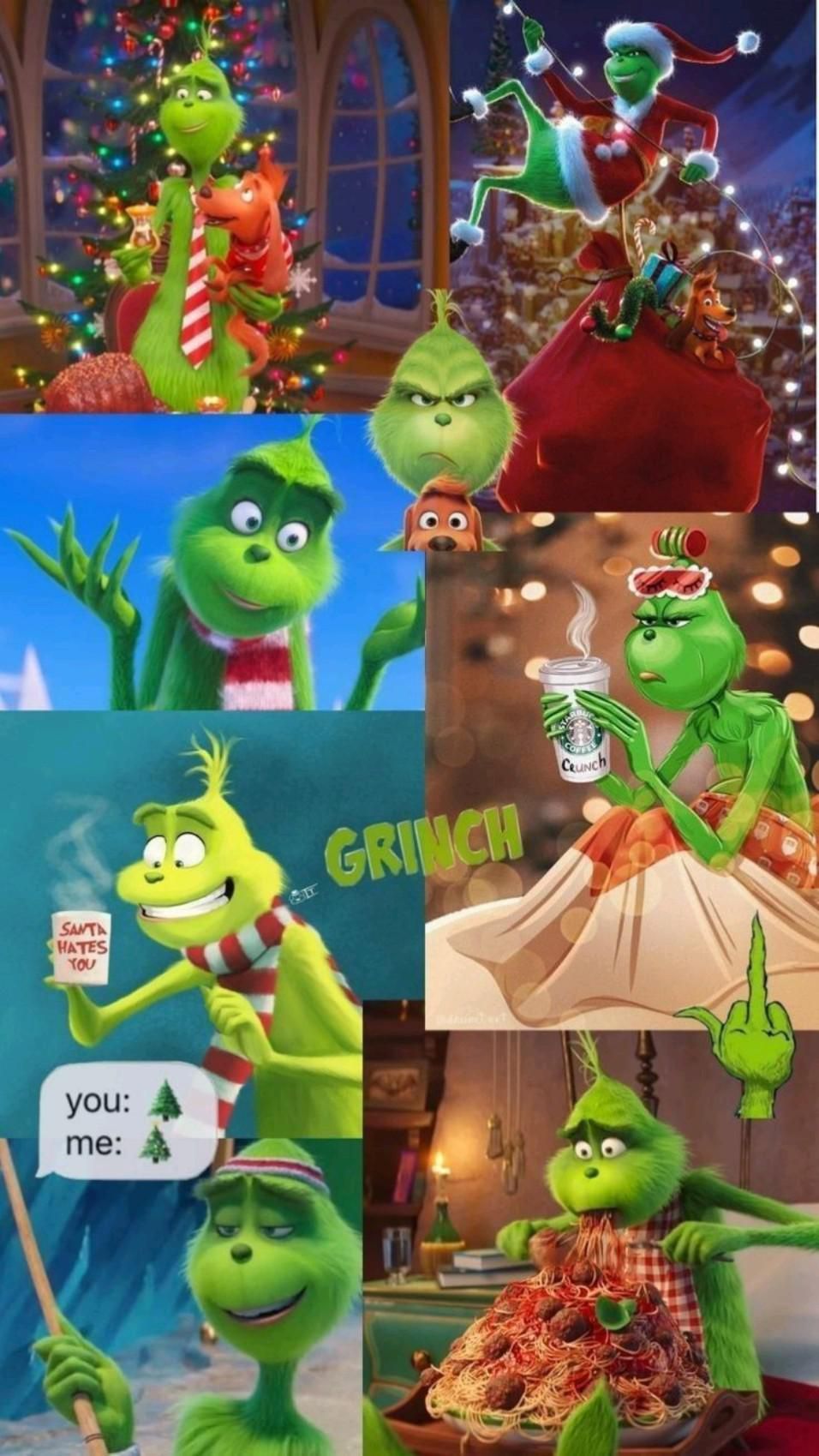 Grinch Phone Wallpaper. Wallpaper iphone christmas, Christmas phone wallpaper, Christmas wallpaper iphone cute