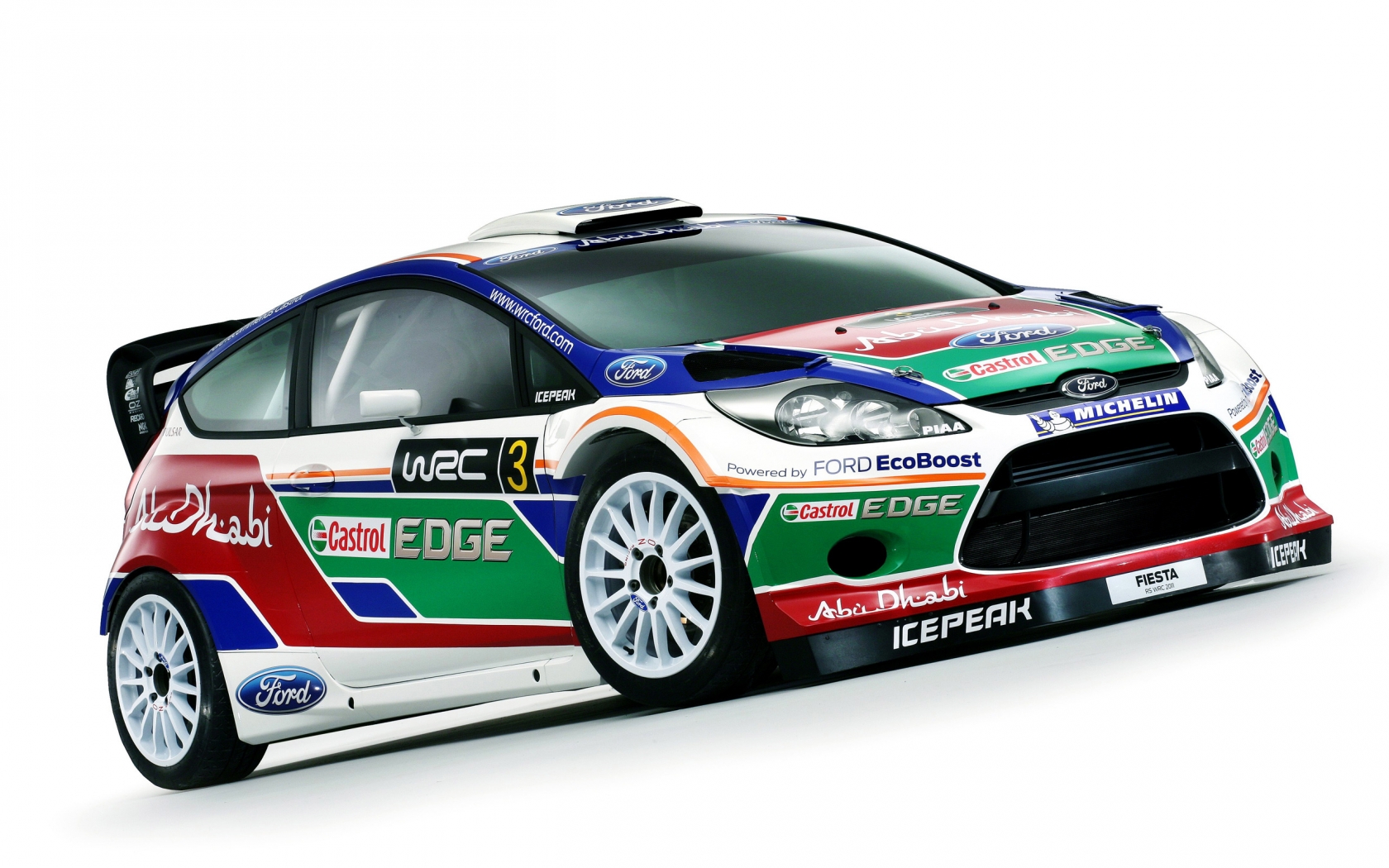 Ford Fiesta WRC 1680 x 1050 widescreen Wallpaper