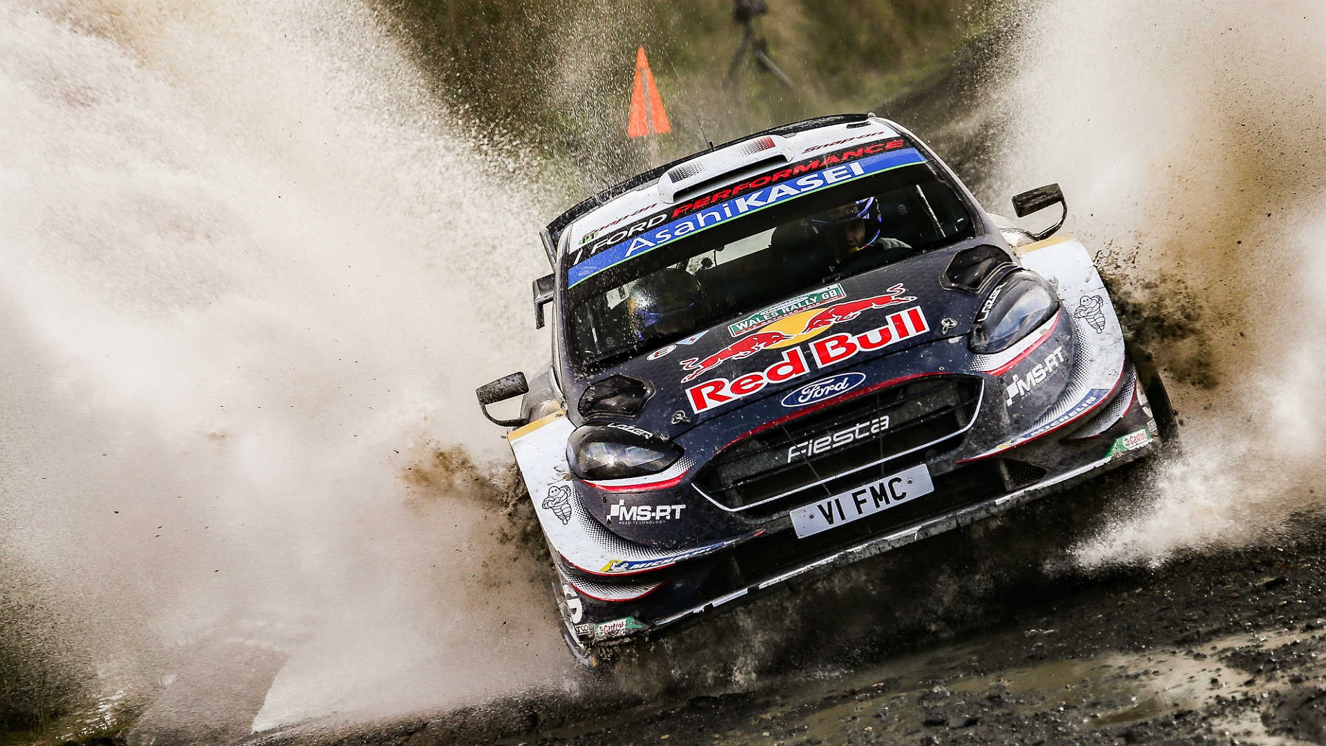 Wallpaper, wrc, Ford Fiesta, Rally, car, motorsport, Wales, M Sport, S bastien Ogier 1920x1080