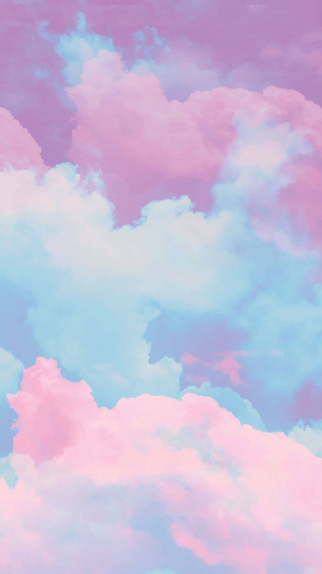 Download The magic of pink and blue clouds Wallpaper
