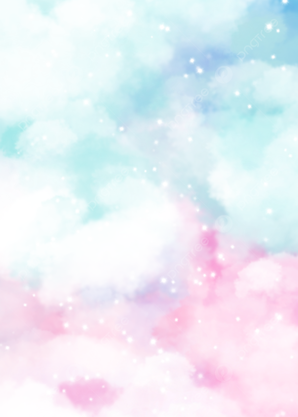 Clouds Sky Glitter Abstract Blue Pink Background Wallpaper Image For Free Download