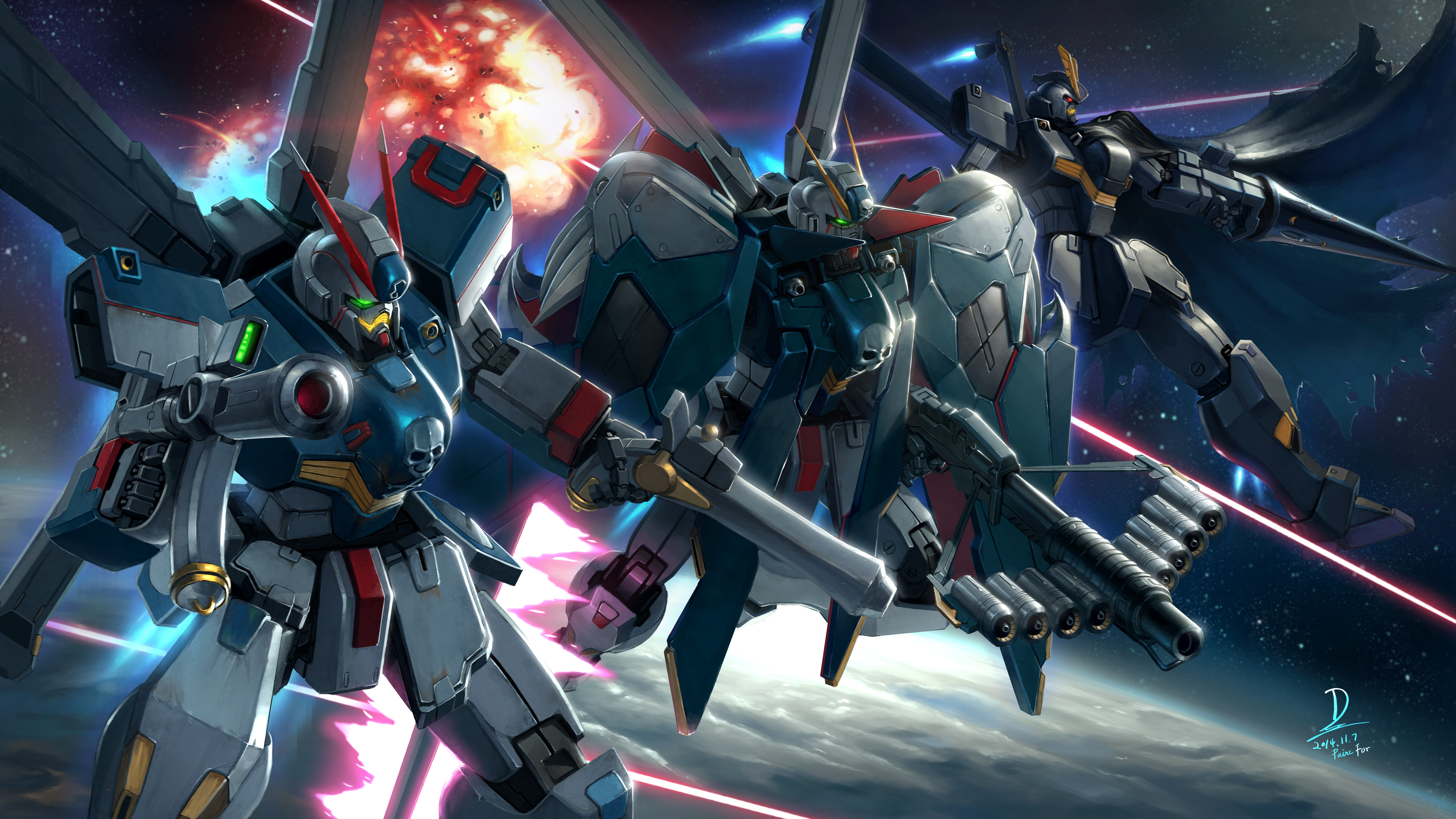 Crossbone Gundam X 1, X 2 & X 3