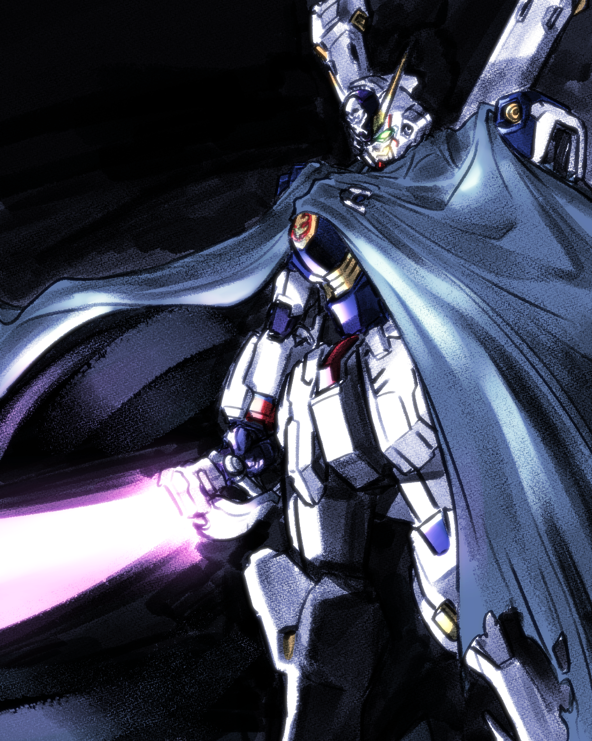 Crossbone Gundam X 1 (gundam And 1 More) Drawn