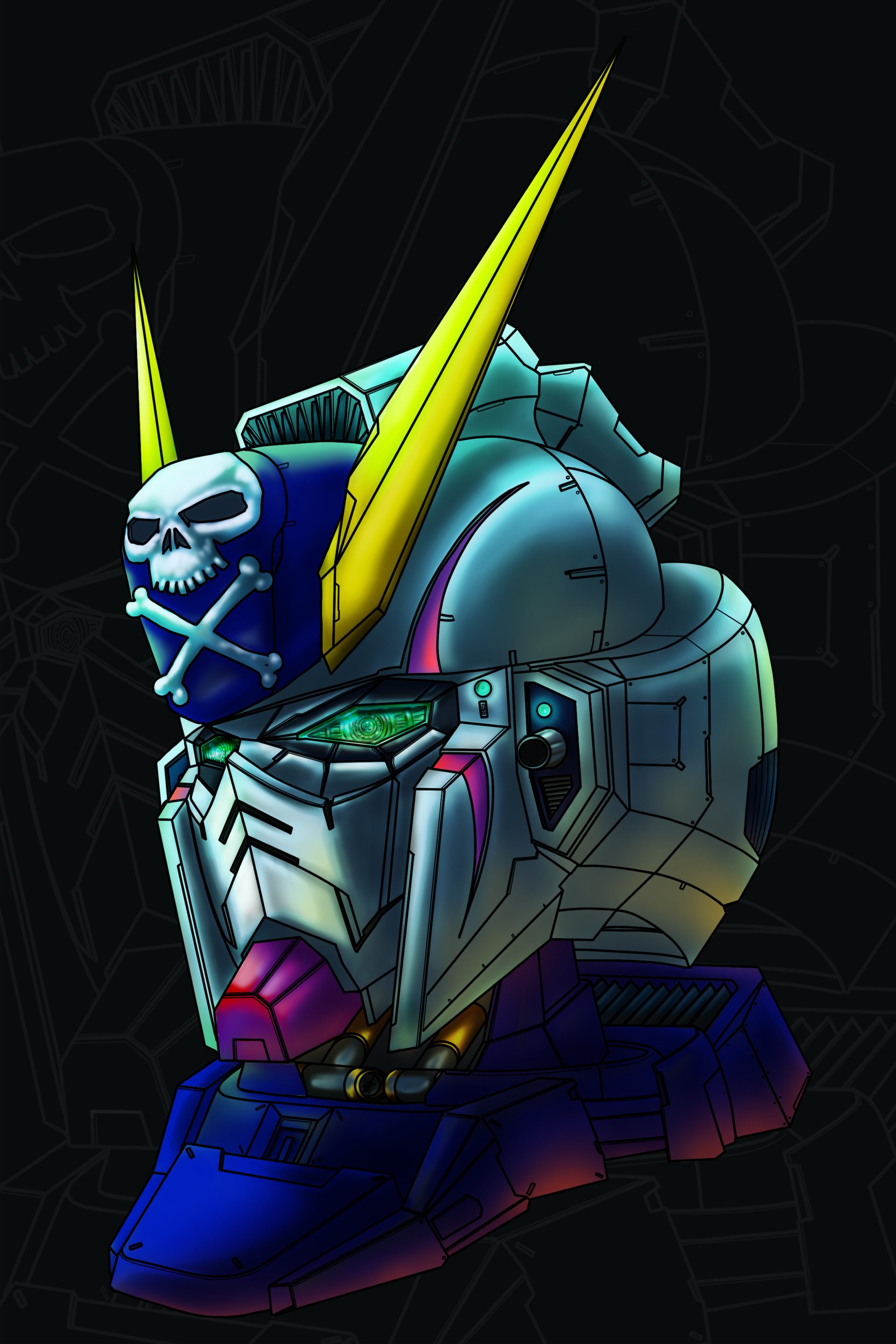 Mecha Head: SNRI XM X1 Crossbone Gundam X 1