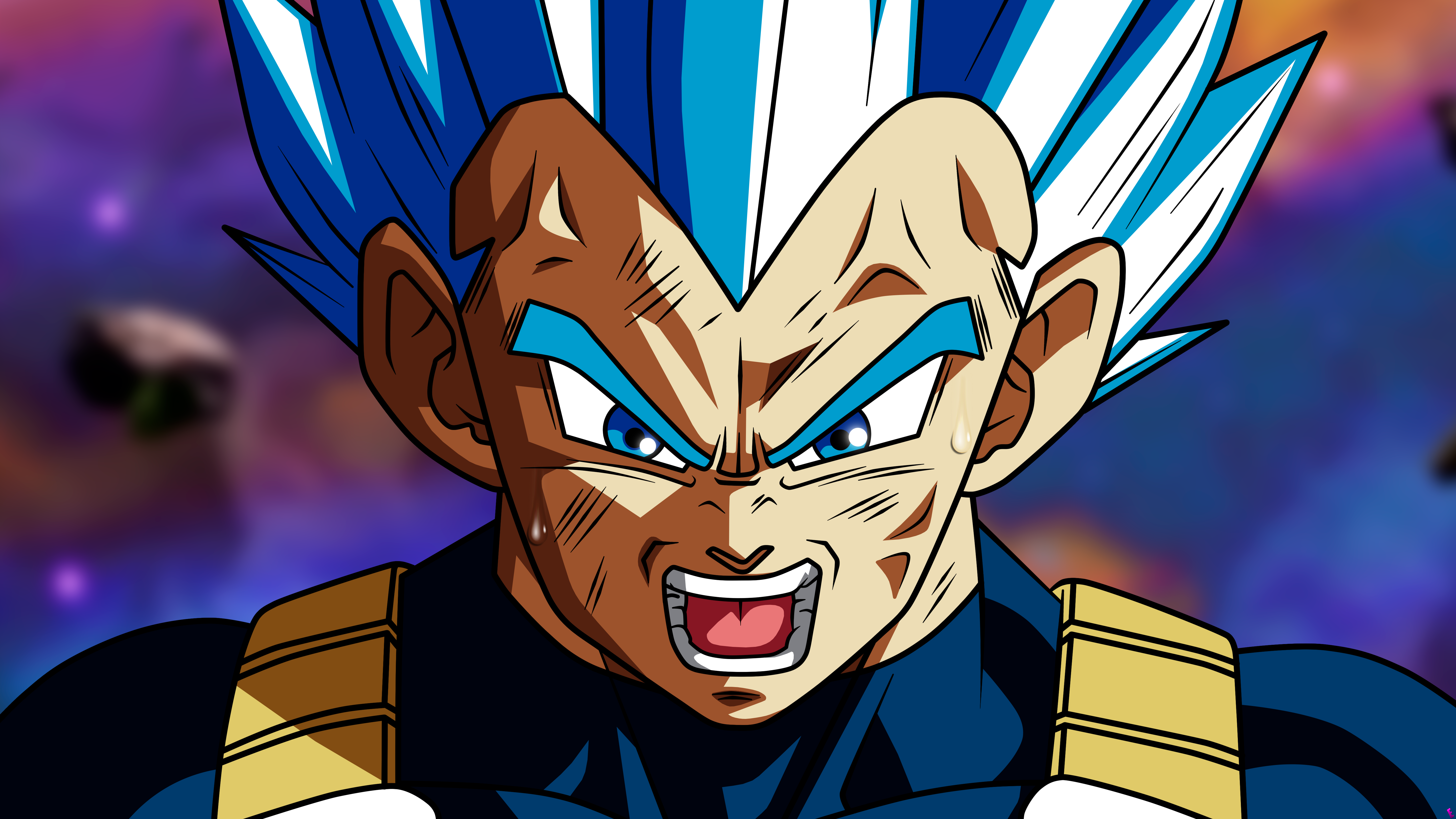 Wallpaper, Vegeta, Dragon Ball, Super Saiyan Blue, Super Saiyan, Dragon Ball Super, ultra instict, angry 5760x3240
