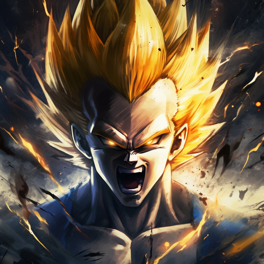 Vegeta Supersayan.digital Image Photo Printing T Shirt