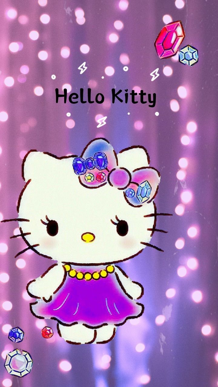 วอลเปเปอร์. Hello kitty background, Hello kitty drawing, Hello kitty picture
