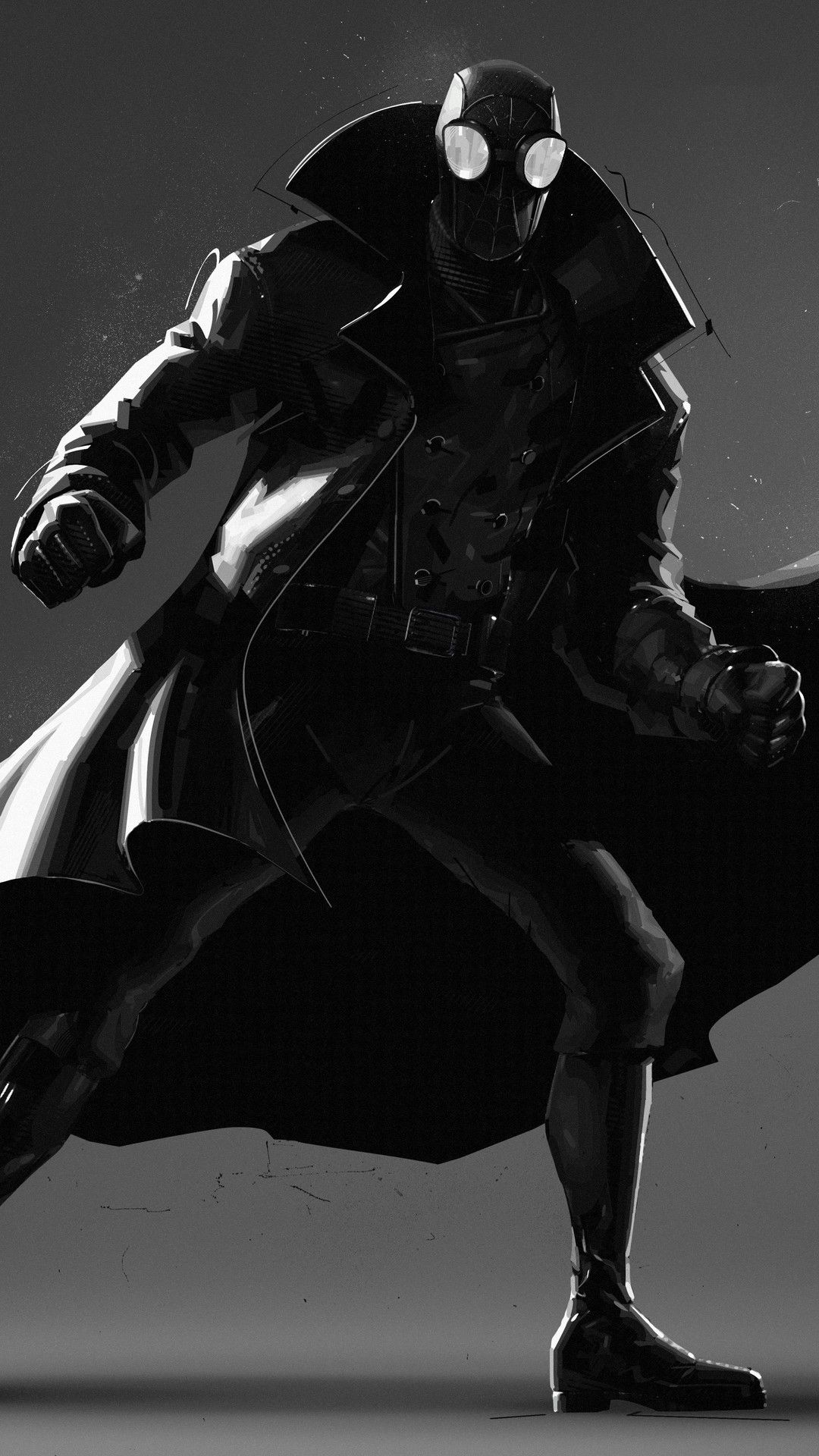 Best Of Spider Man Noir Wallpaper iPhone. Marvel spiderman art, Noir spiderman, Spiderman