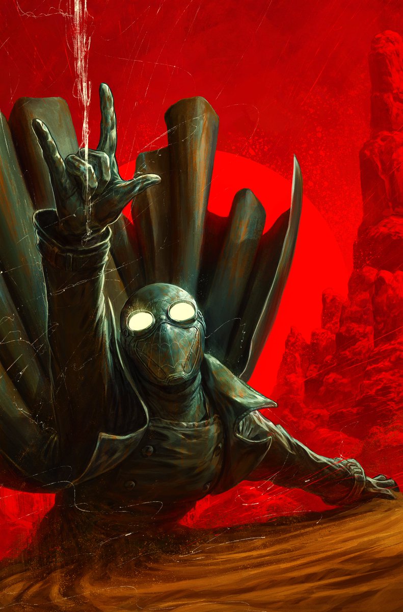 Dave Rapoza Spider Man Noir Covers So Far!