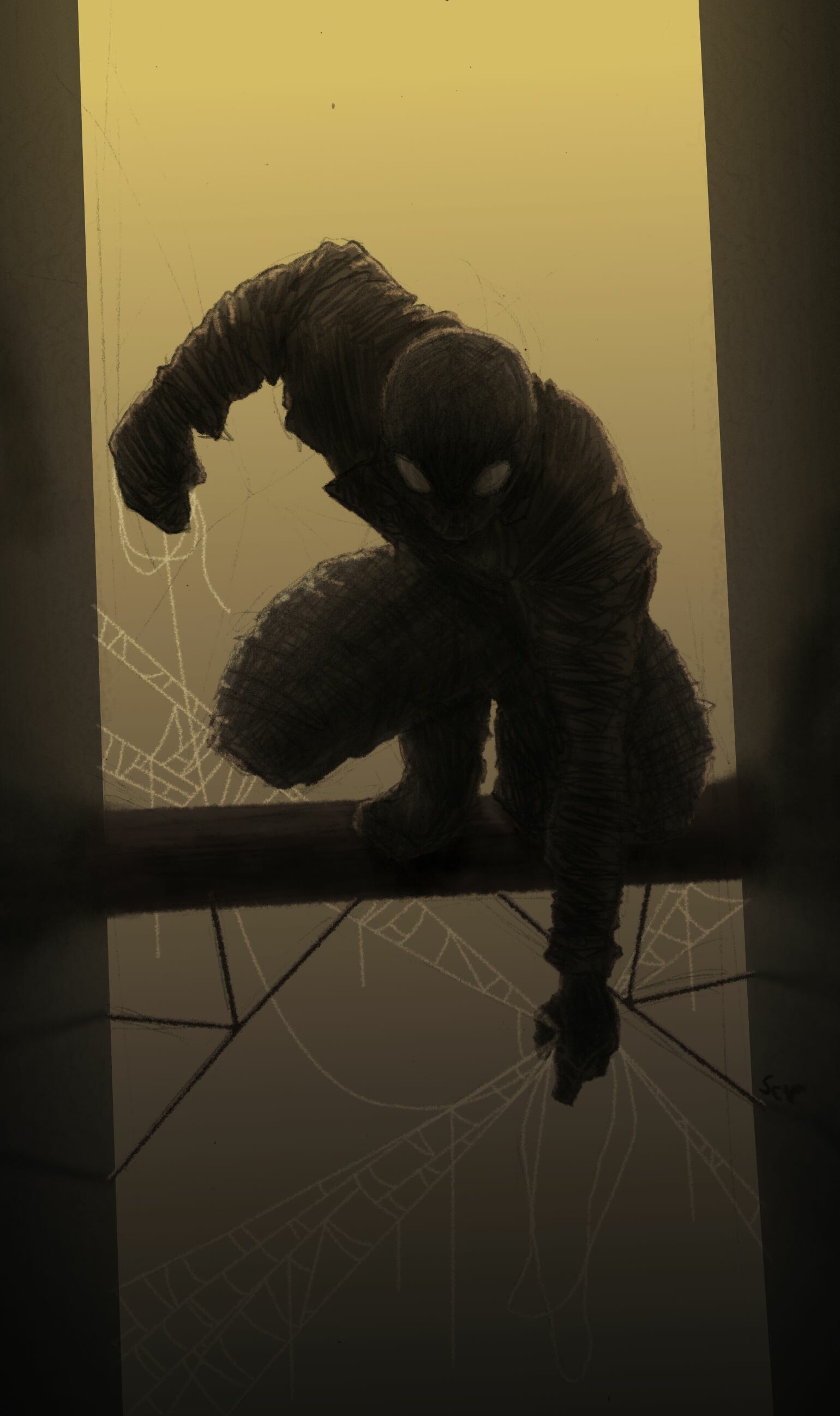 Spider Man Noir Sketch