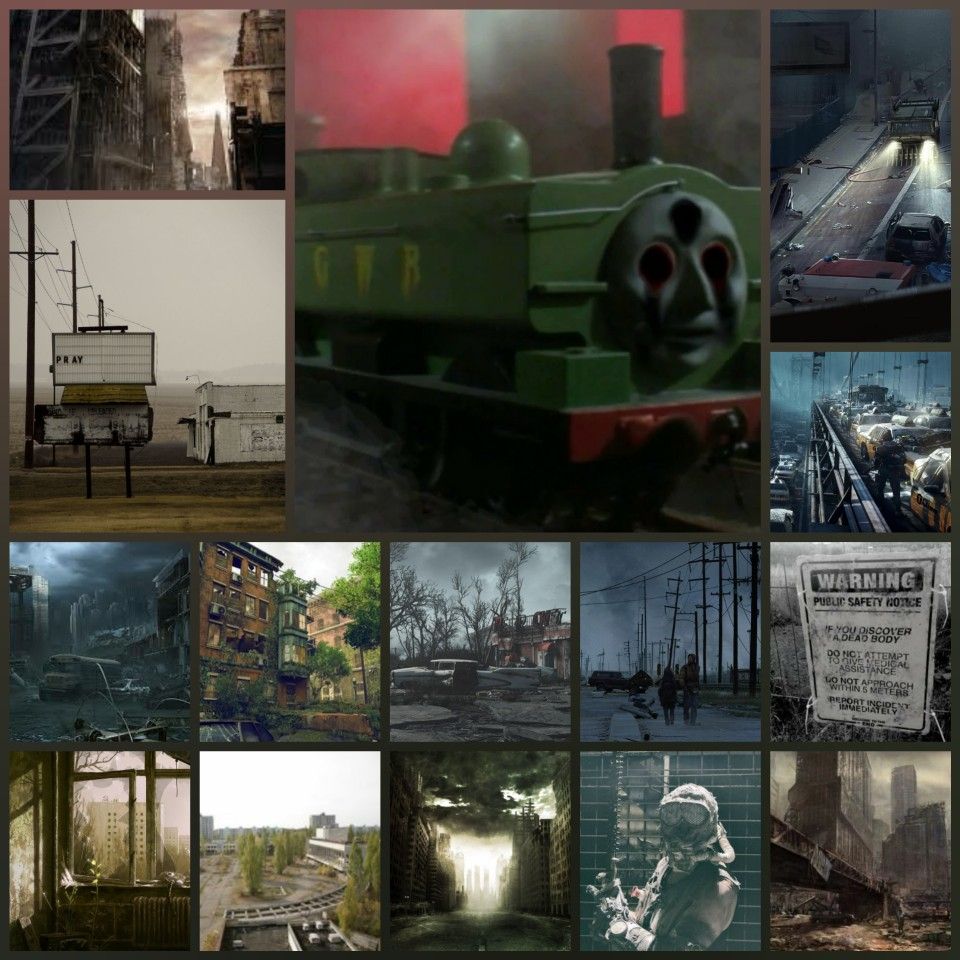 Sodor fallout but his shape was all too familiar (duck) aesthetic wallpaper. Aesthetic wallpaper, Wallpaper, Shapes