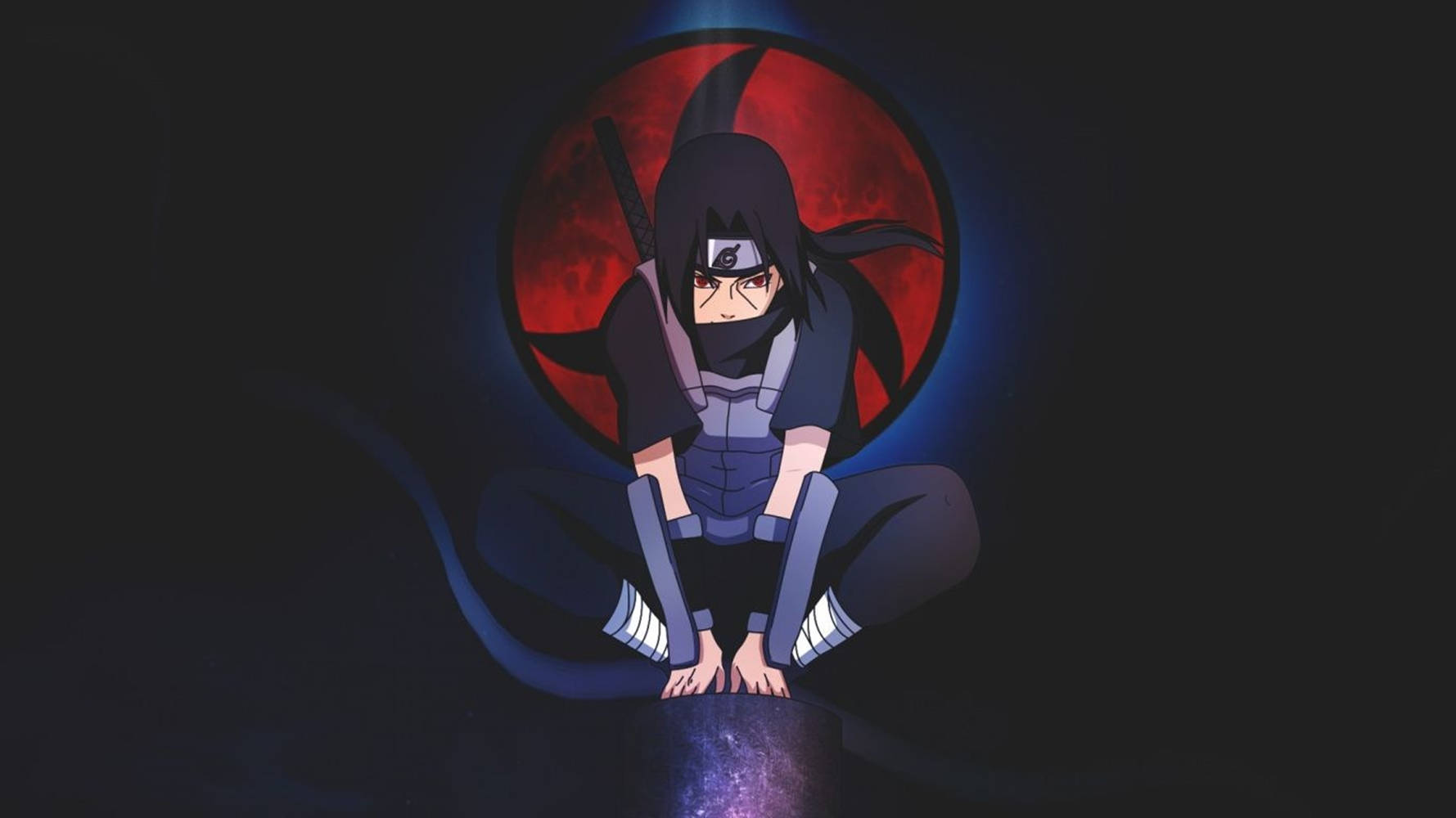 Download Young Itachi Uchiha Sharingan Naruto Laptop Wallpaper