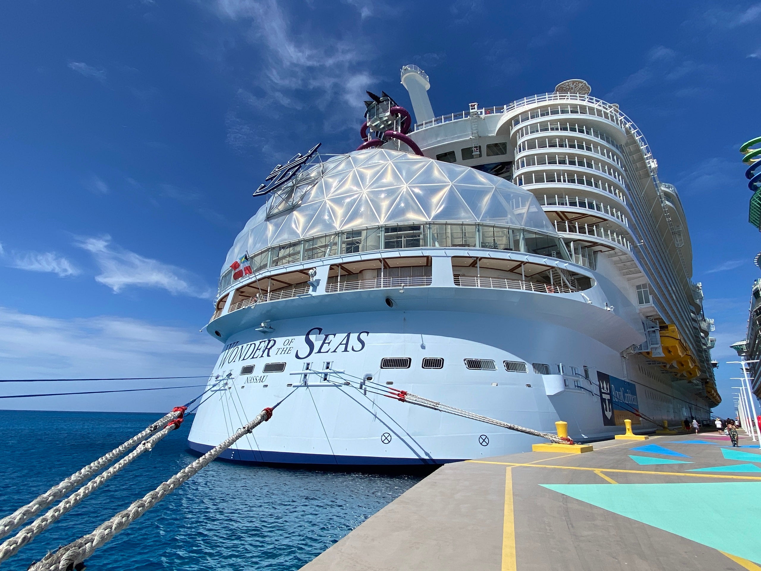 I had the busiest 2 days ever on Royal Caribbean's new cruise ship Points Guy
