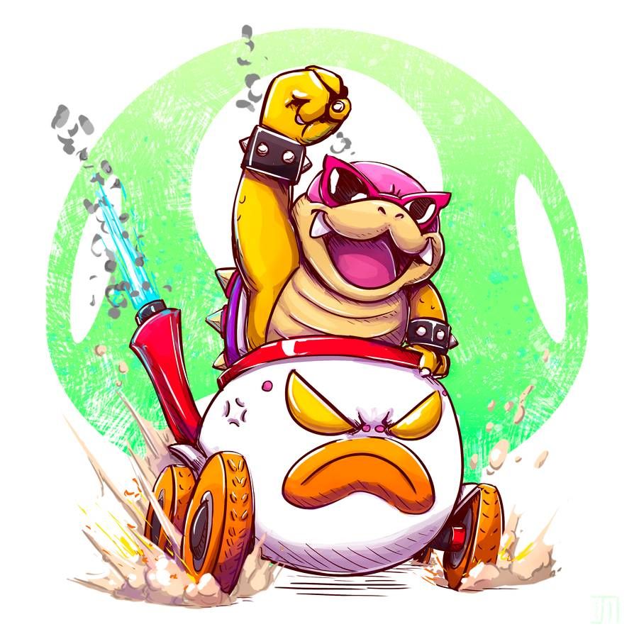 Roy Koopa by jmarme. Super mario art, Mario art, Super smash bros game