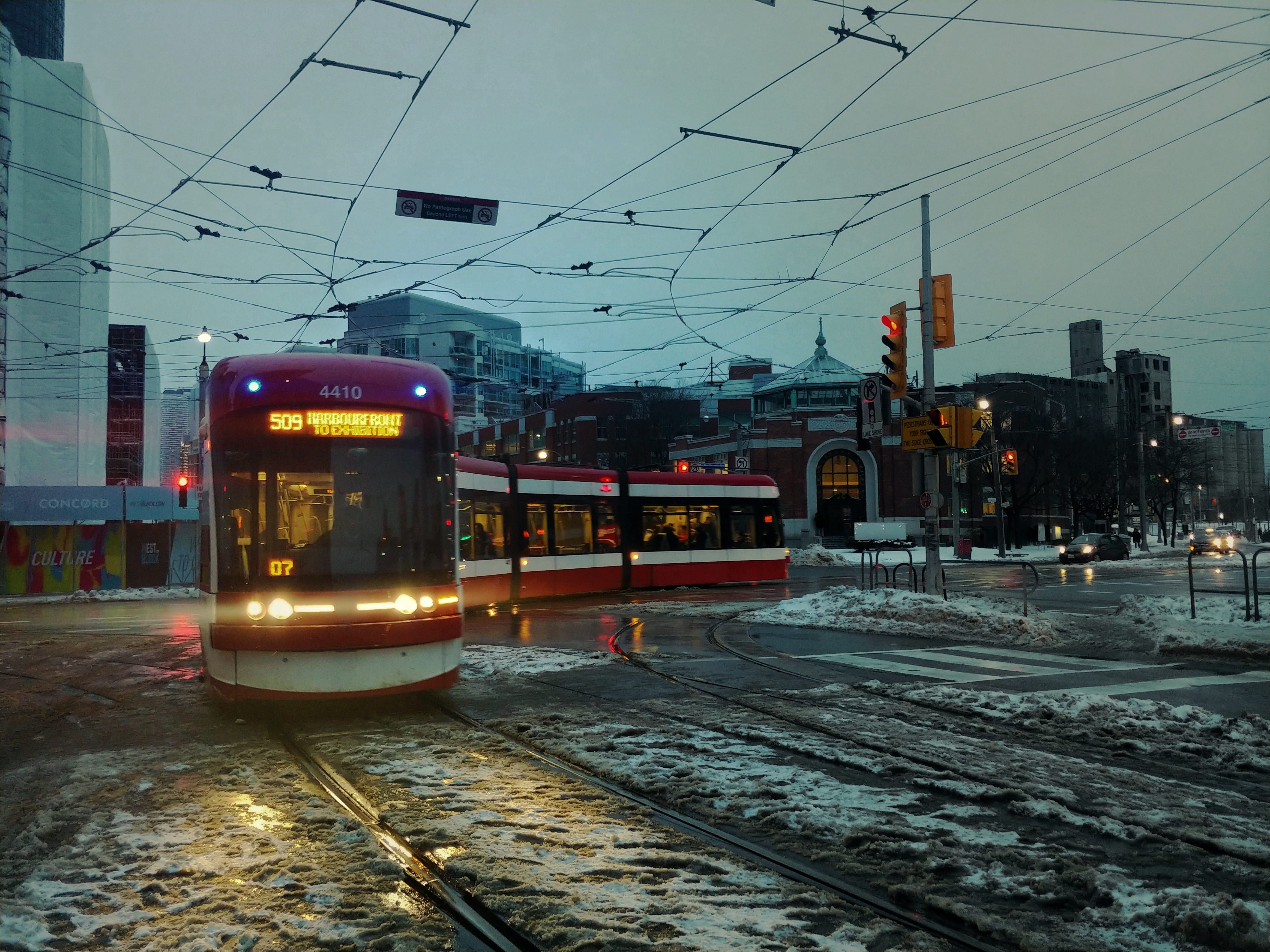 cable car #vehicle #transportation #light traffic light #tram #trolley #streetcar #bus #toronto #canada ttc streetcar #tr. Traffic light, HD wallpaper, Cable cars