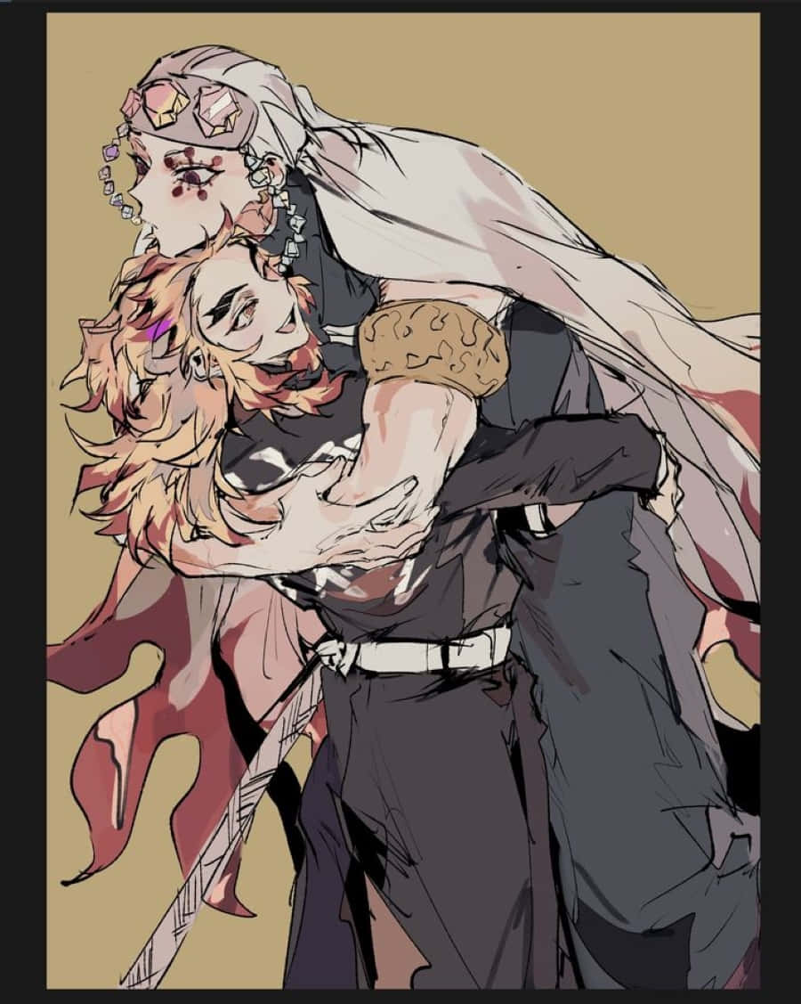 Download Rengoku and Tengen: Fiery Duel Wallpaper