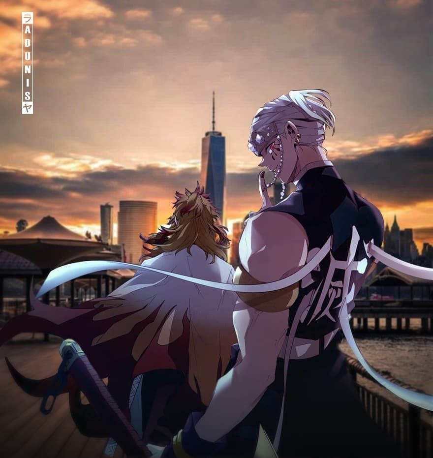 Tengen and rengoku on Instagram. Anime, Anime characters, Slayer