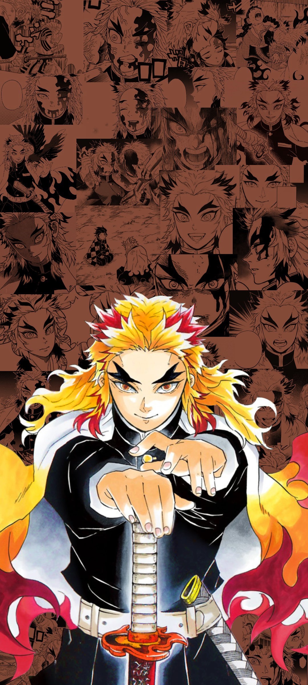 here is the Rengoku's wallpaper