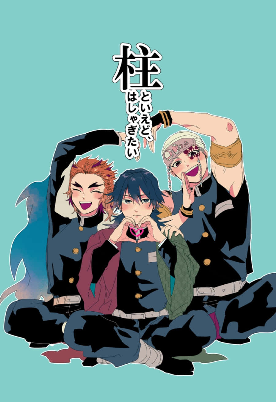 Download Rengoku and Tengen, the fearless demon slayers Wallpaper