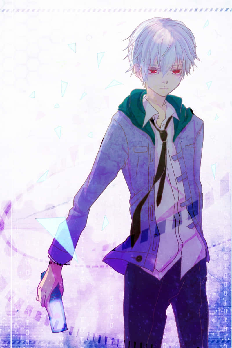 Download Anime Character Akise Aru In Thoughtful Pose Wallpaper