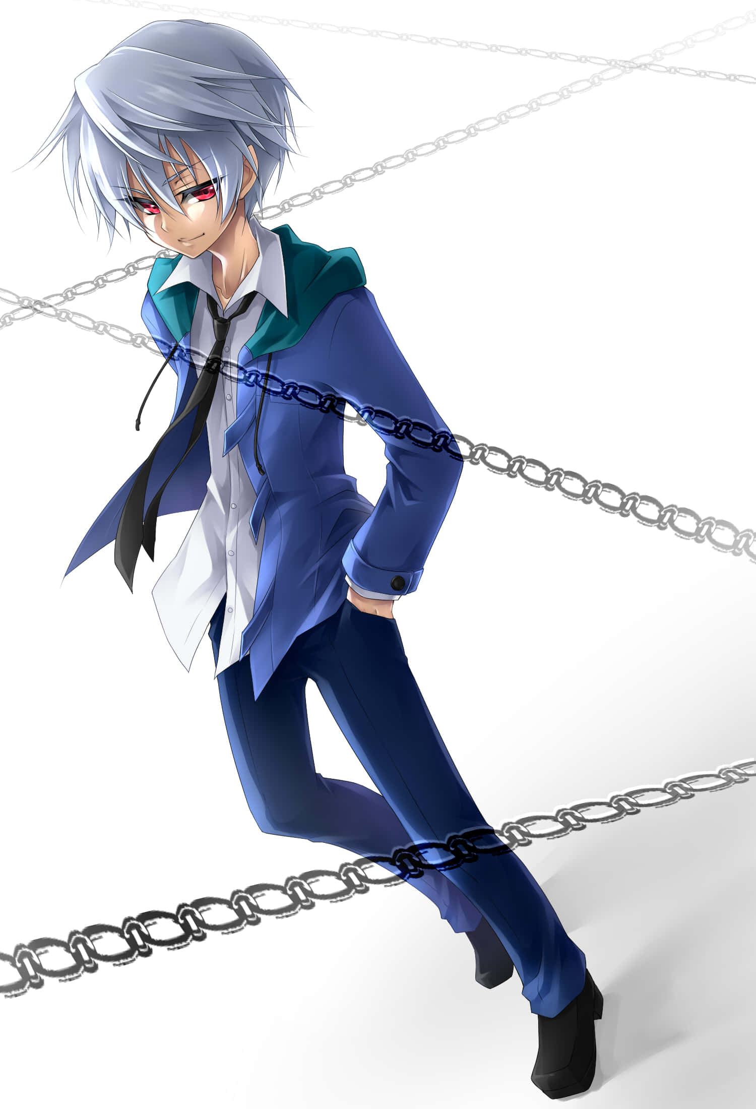 Download Akise Aru: The Silver Haired Prodigy Of Mirai Nikki Wallpaper