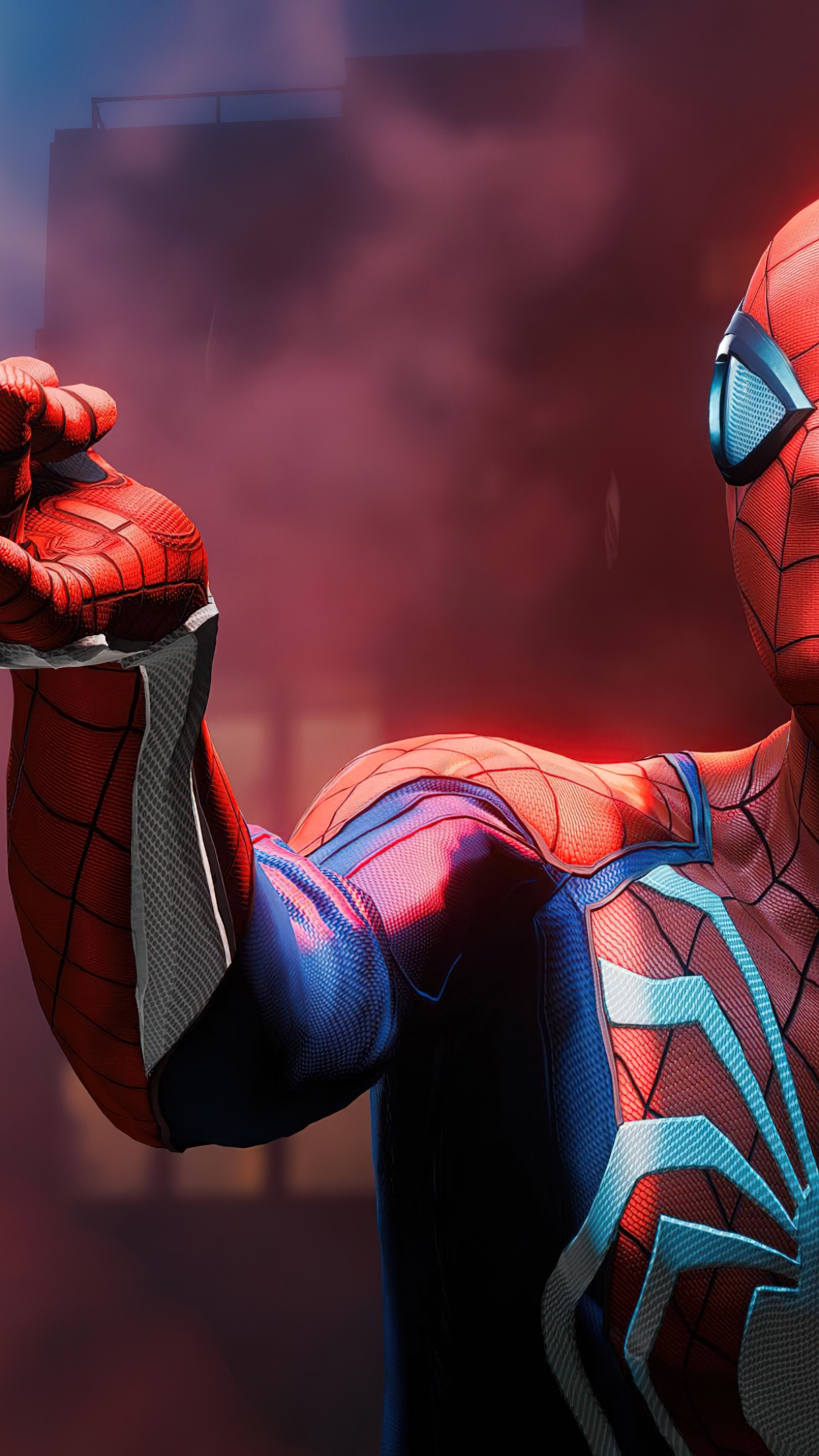 Marvel's Spider Man Remastered Wallpaper 4K, Advanced Suit