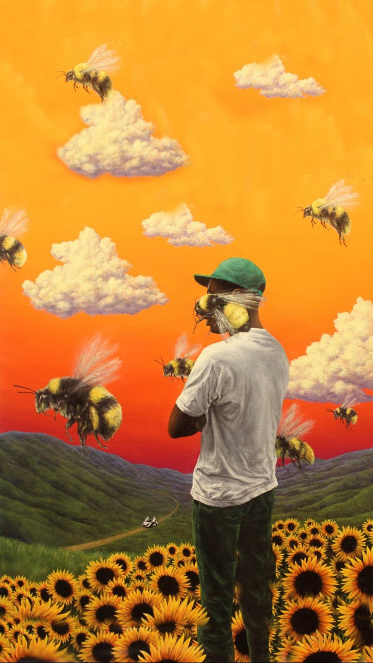 Turn album covers into iphone background