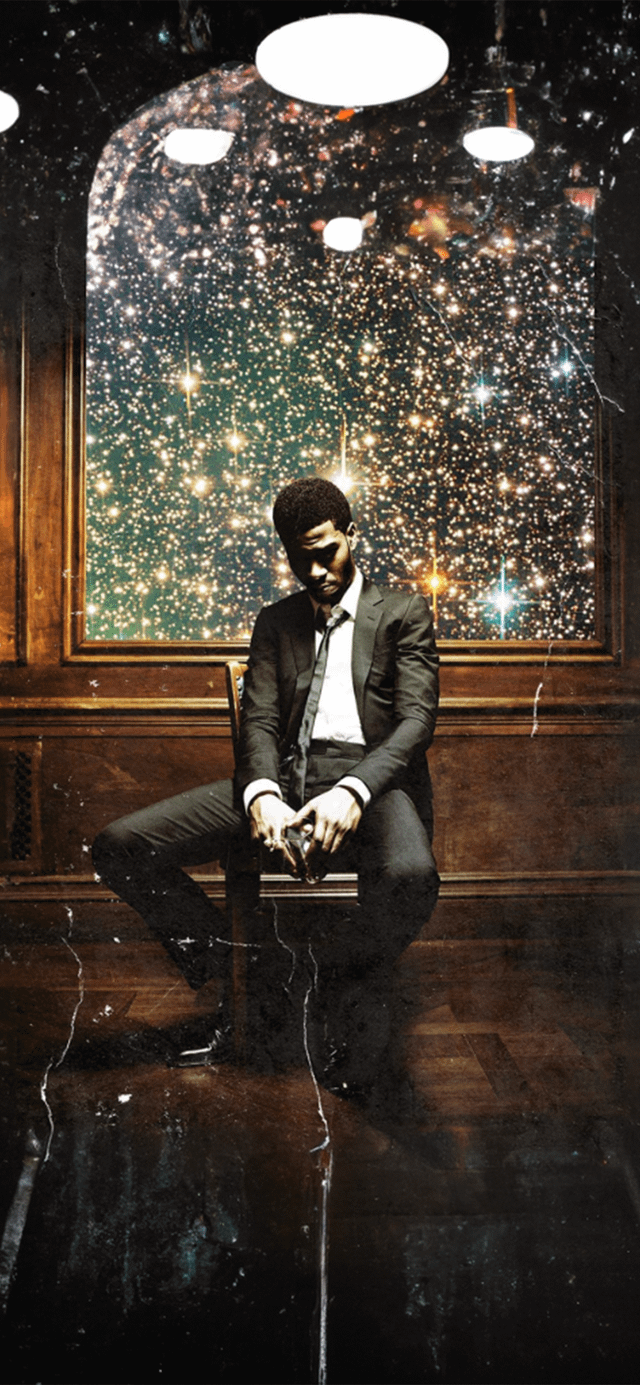I created 5 of Cudi's album covers as wallpaper for my iPhone 13 using the DALL·E AI