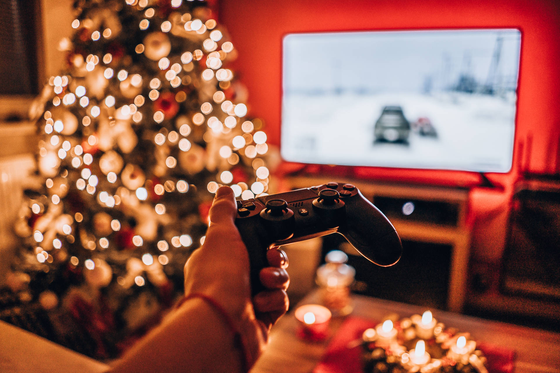 Christmas Gaming Banner Wallpaper