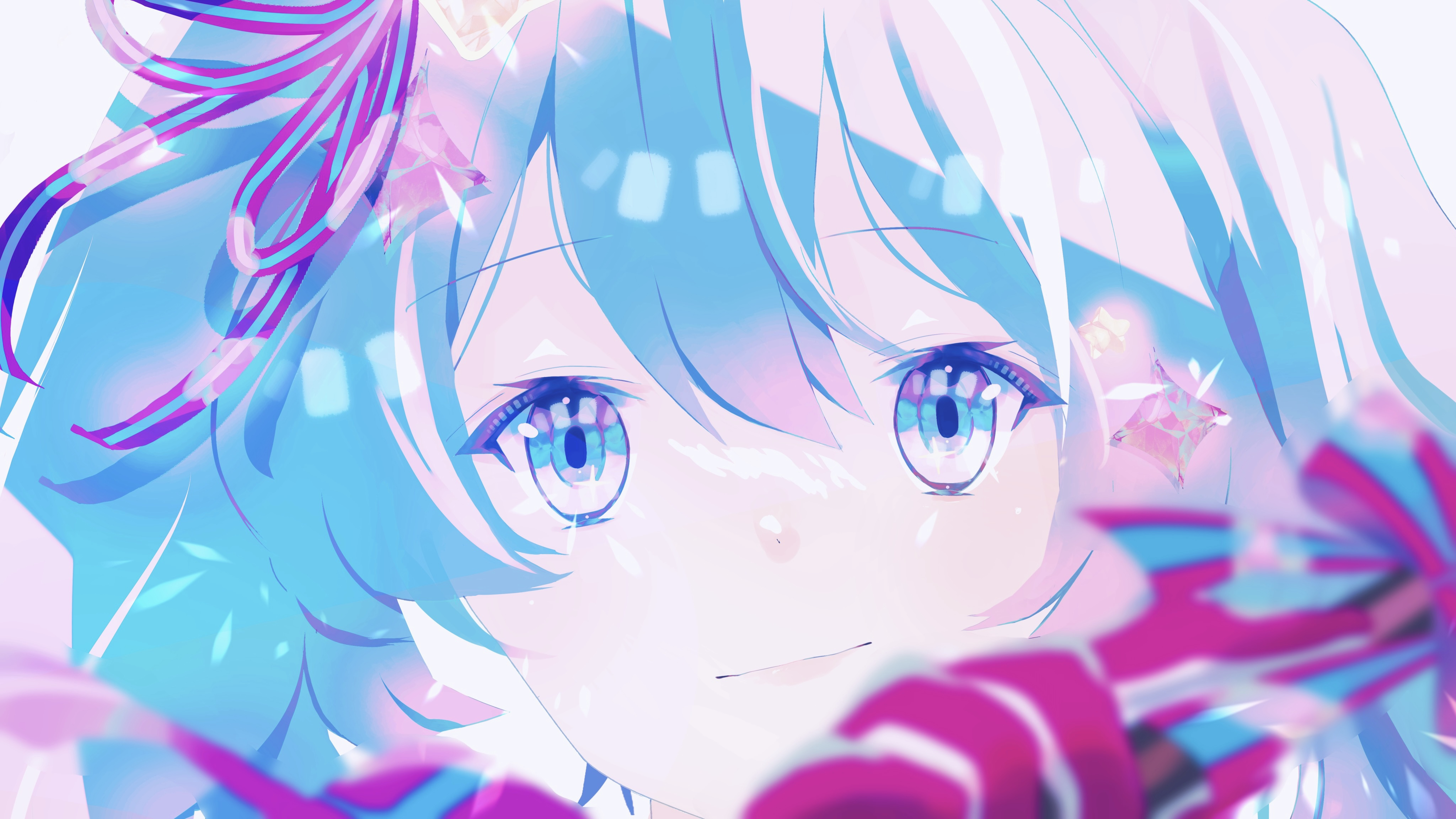 Anime Girl 4k Ultra HD Wallpaper by 栞音