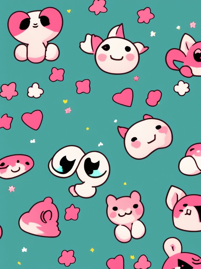 Free Kawaii iPhone Wallpaper Maker