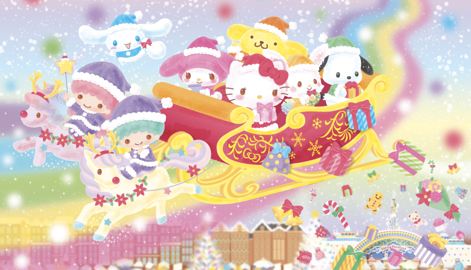 Sanrio Puroland Announces Christmas 2020 Event PURO RAINBOW CHRISTMAS. MOSHI MOSHI NIPPON. もしもしにっぽん