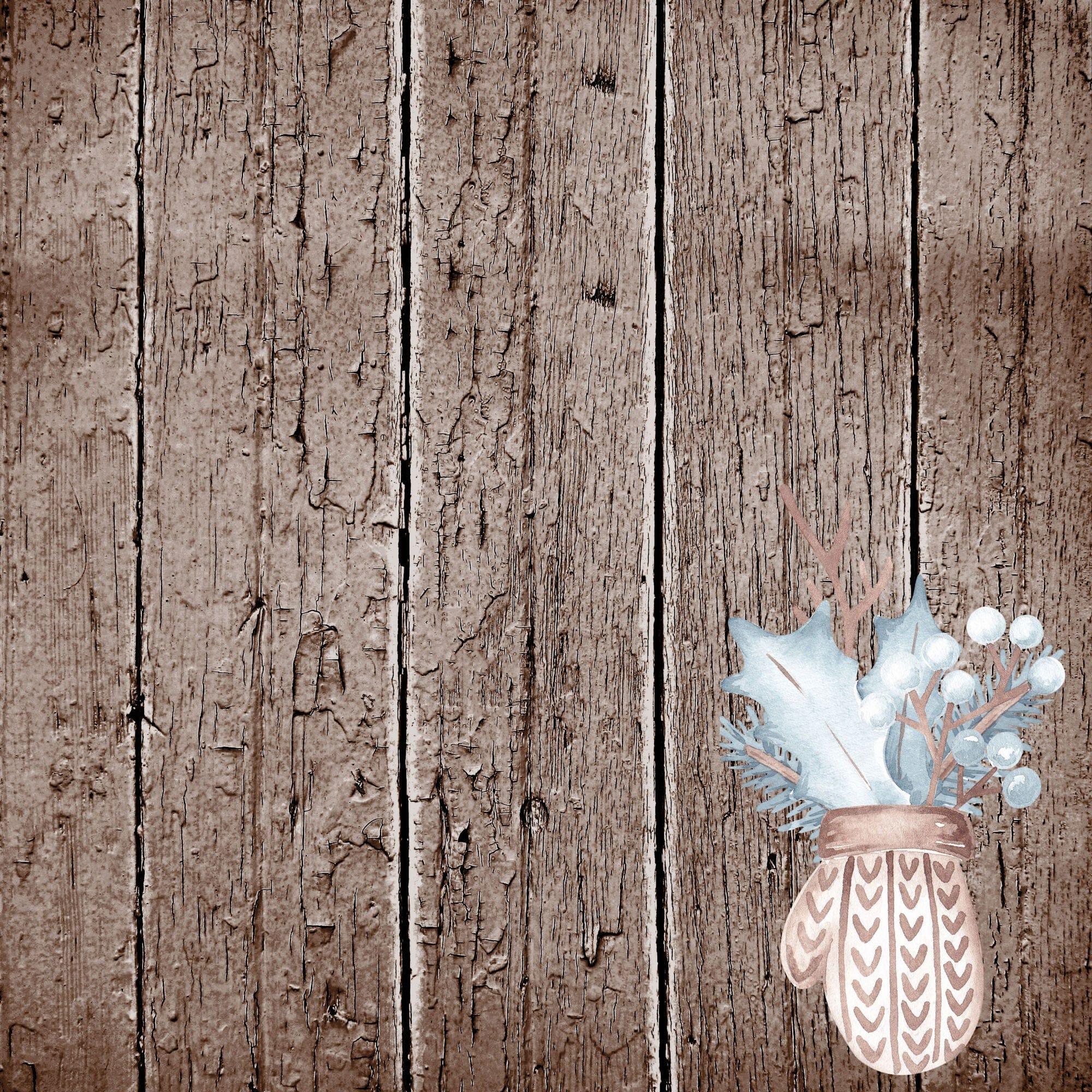 SSC Designs. Winter Penguins. Fuzzy Mittens Scrapbook Paper