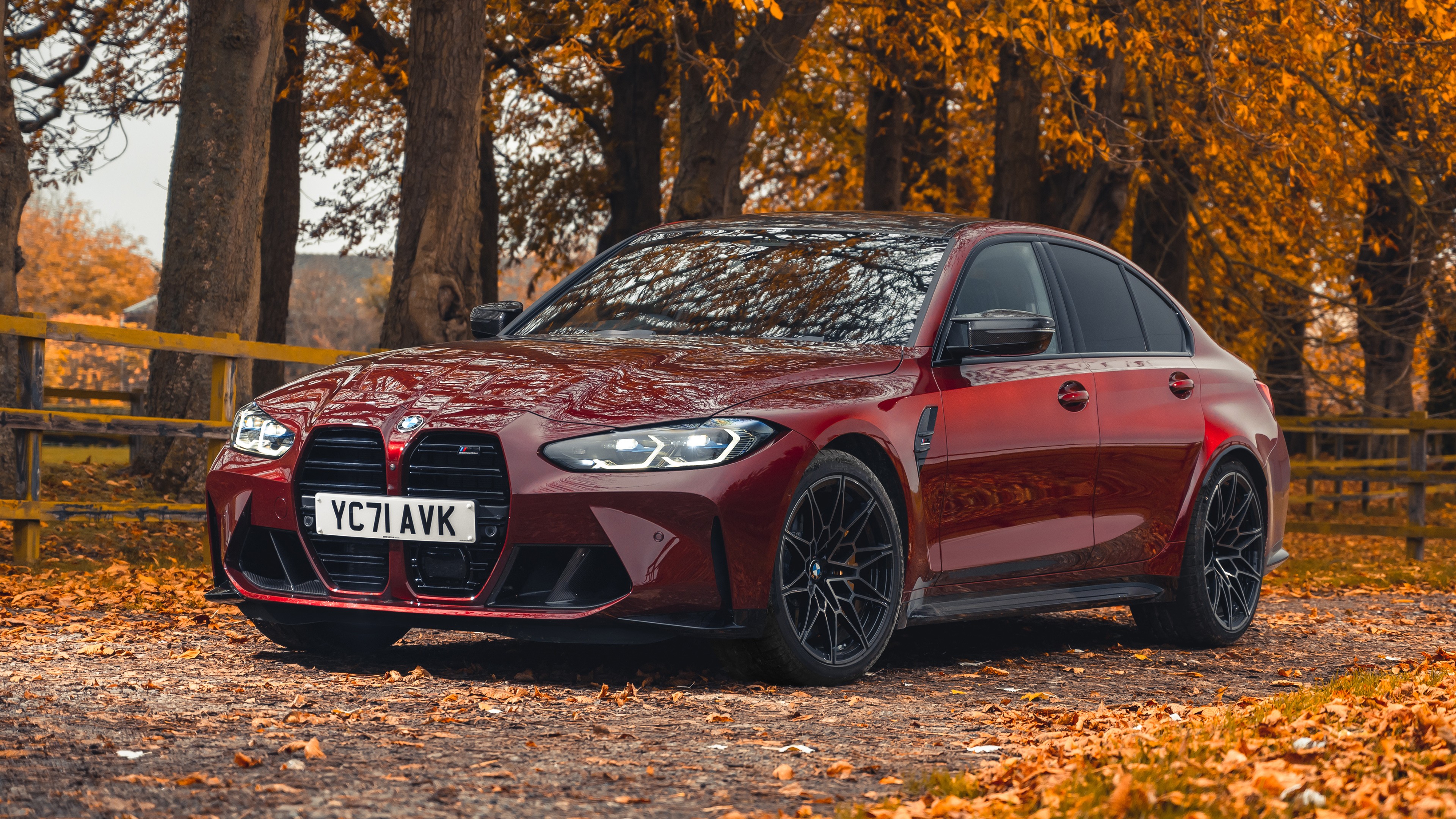 BMW M3 Competition M xDrive 2021 4K Wallpaper Car Wallpaper