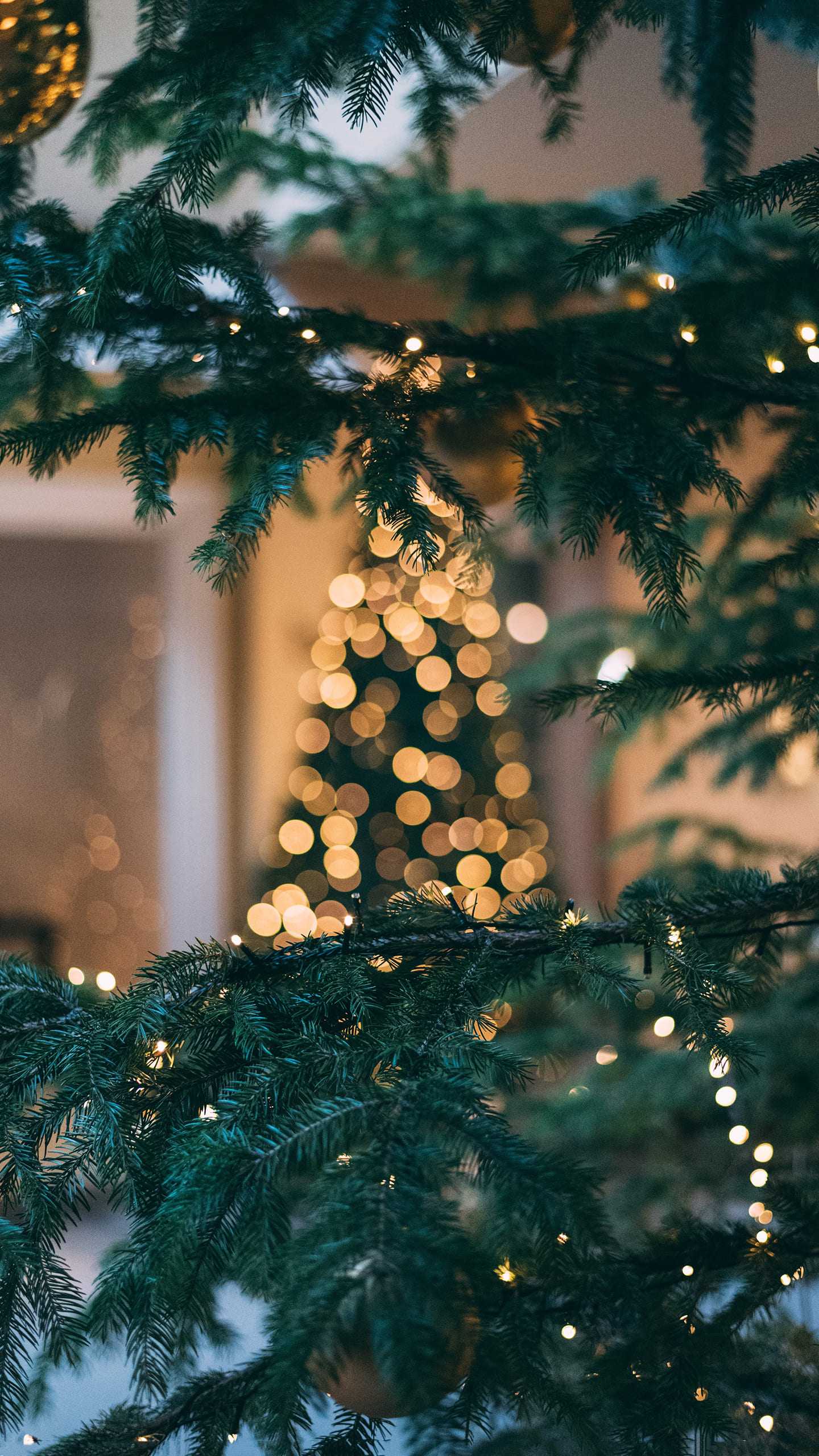 Christmas Lights IPhone Wallpaper