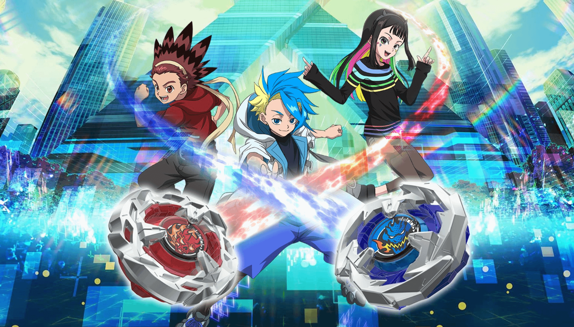 Wallpaper version of the latest Key Visual of Beyblade X