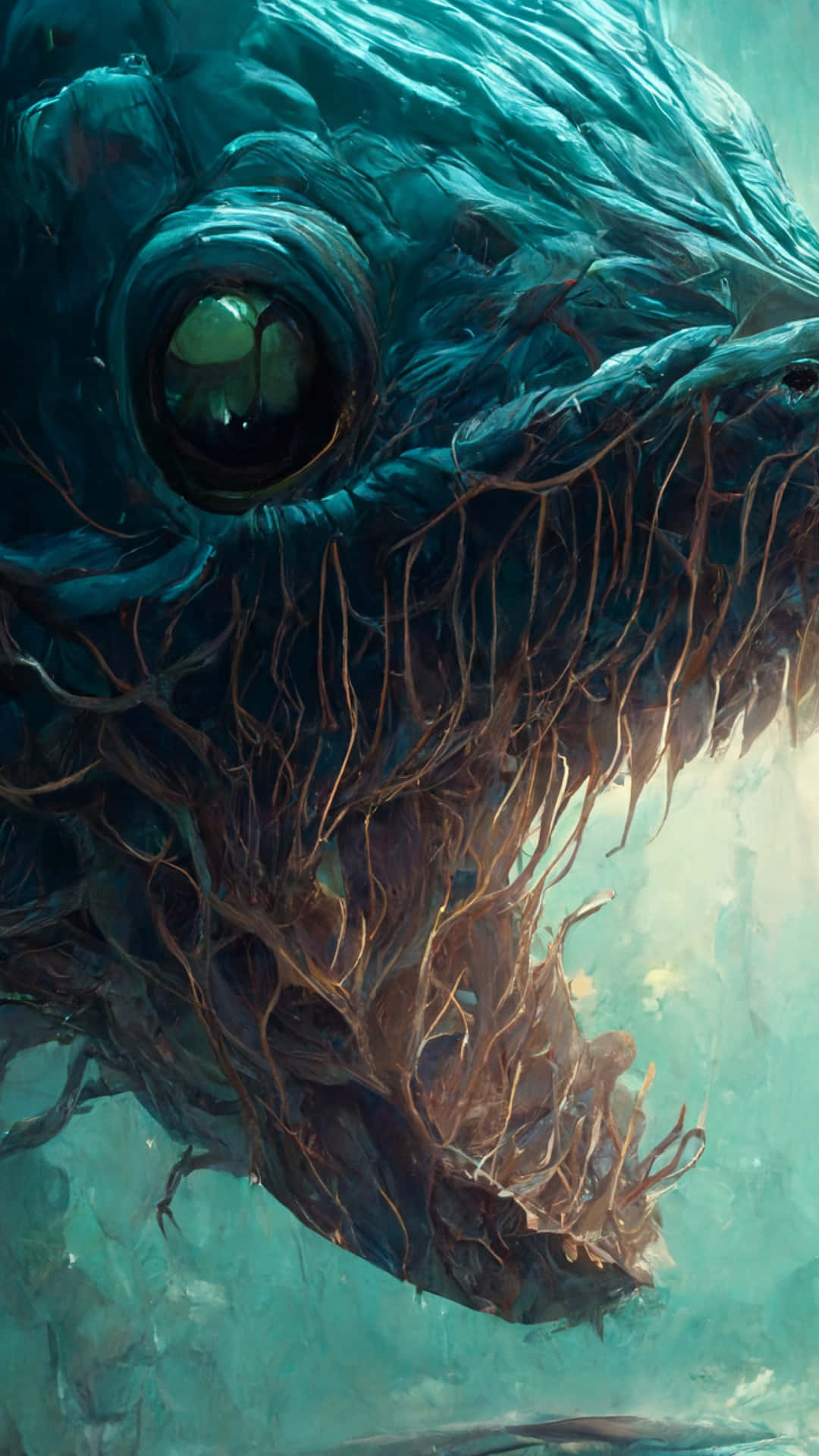 Download Scary Ocean Monster Portrait Picture