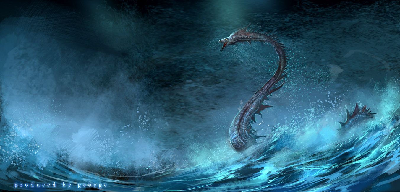 fantasy monsters sea wallpaper / Wallbase.cc. Sea monsters, Mythical monsters, Fantasy monster