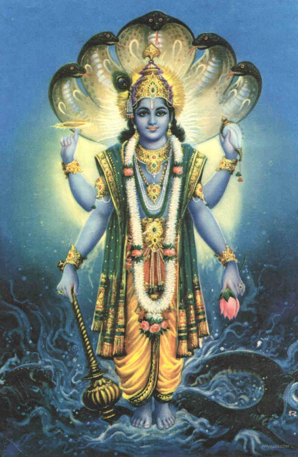 Download Hindu Myth Lord Vishnu Wallpaper