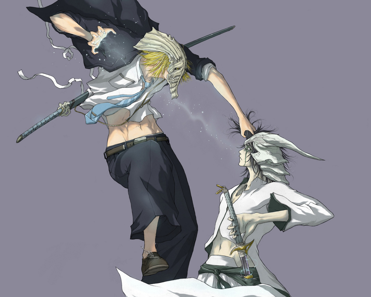 HD desktop wallpaper: Anime, Bleach, Ulquiorra Cifer, Shinji Hirako download free picture