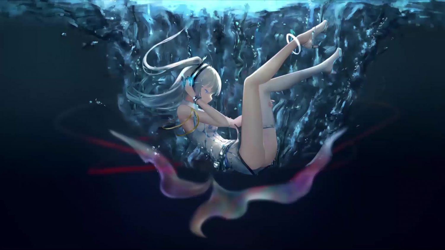 Underwater Anime Girl Live Wallpaper