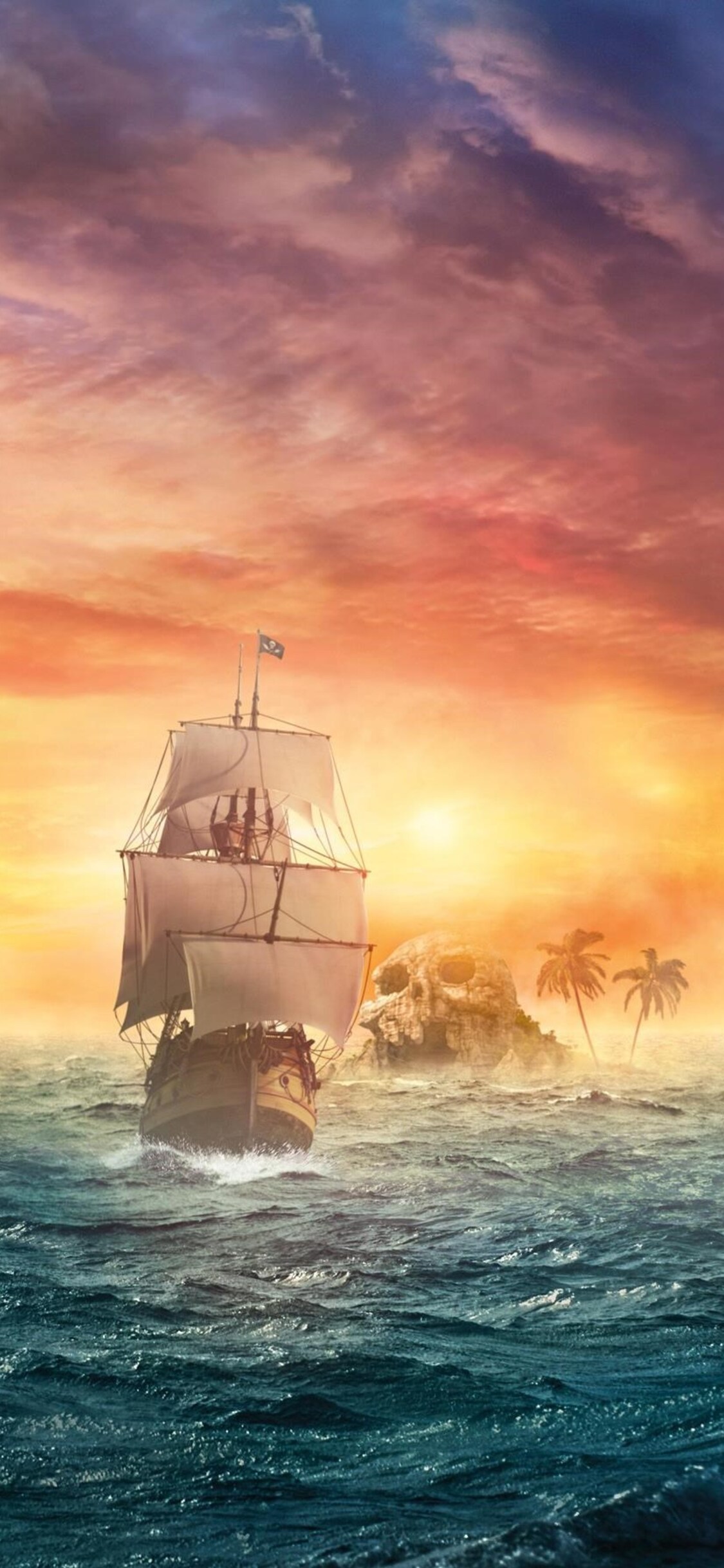 Pirate Sail iPhone XS, iPhone 10, iPhone X HD 4k Wallpaper, Image, Background, Photo and Picture