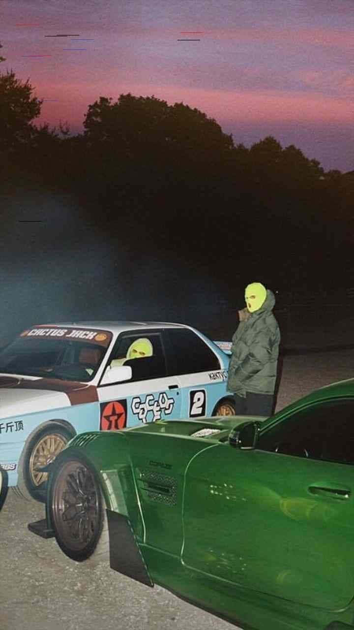 Download Jackboys Album Cover With Aesthetic Cars Wallpaper